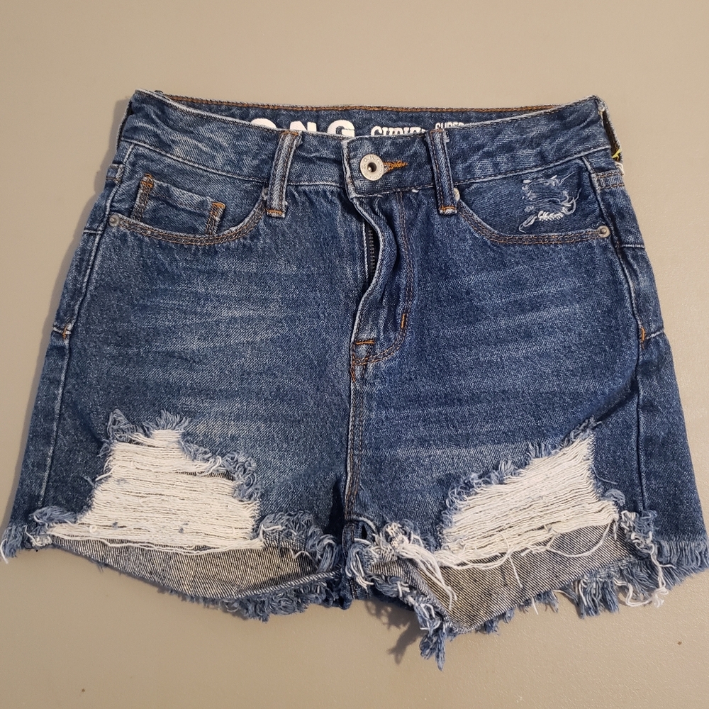 SONG Women's Blue Denim Shorts